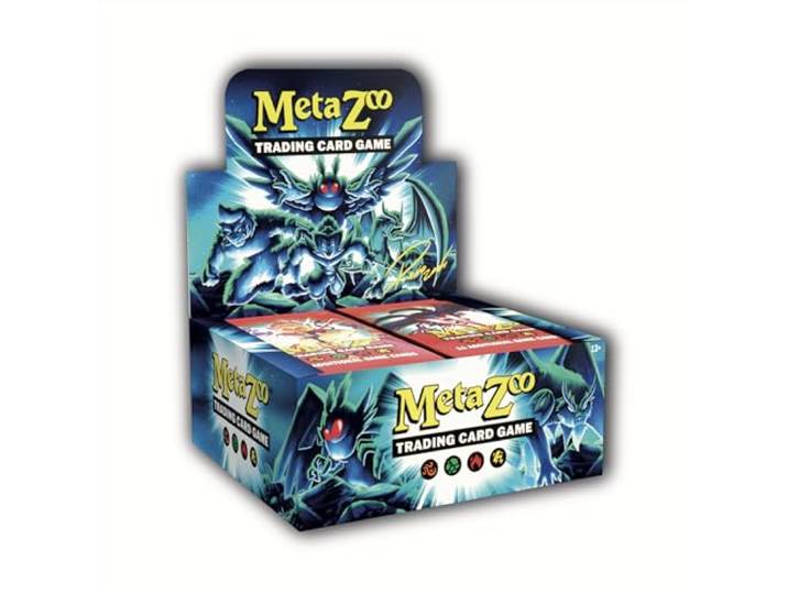 MetaZoo TCG – Booster-Box Basisspiel, 24 Boosterpacks mit 11 Karten + je 1 Aura oder Token, exklusive alternative Kunstmöglichkeit, illustriert vom offiziellen Künstler, Strategie und Sammlung