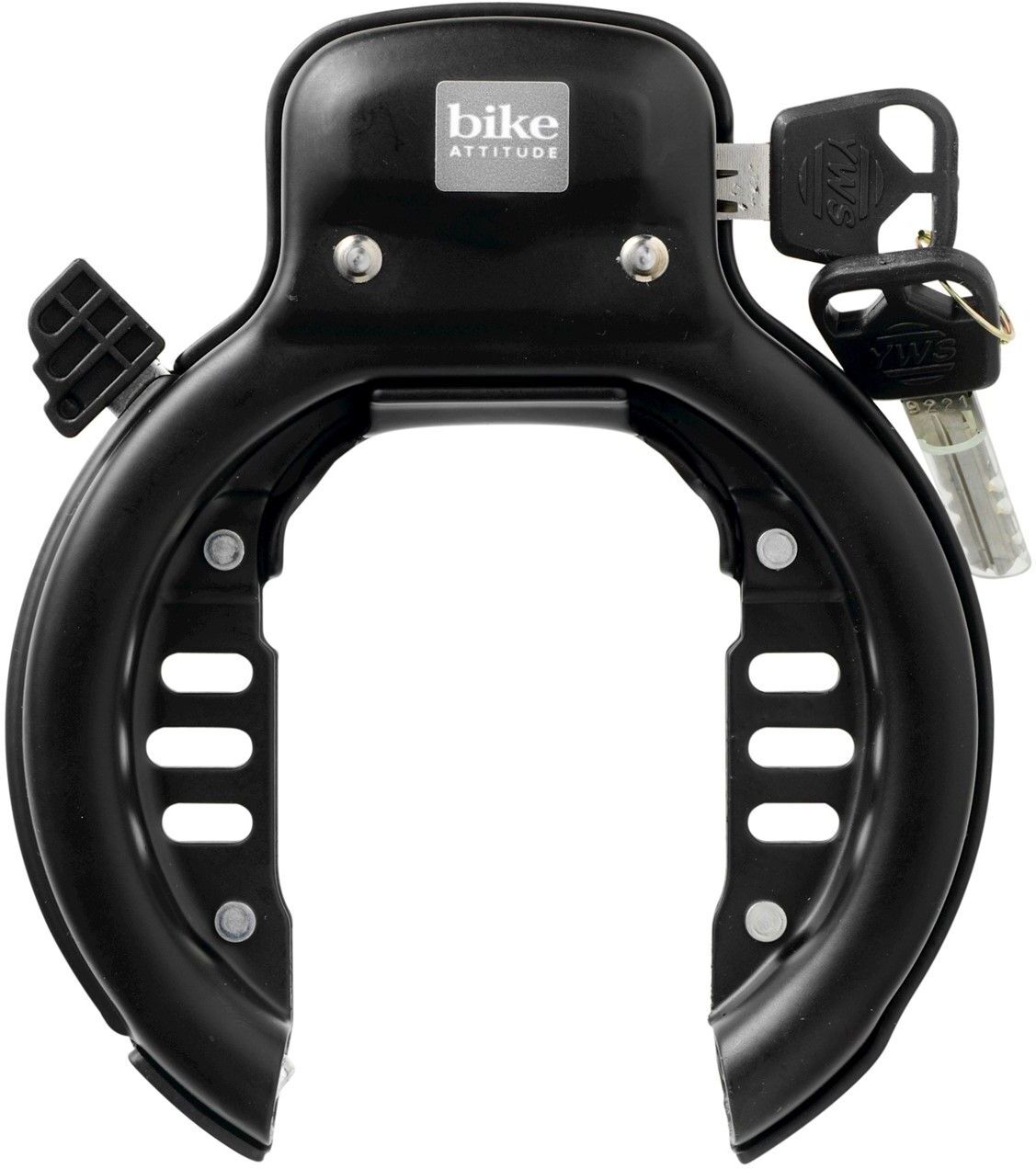 Trelock Bike Attitude Ringlås Med Beslag Og 2 Bolte – Sort