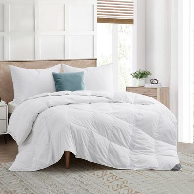 Puredown Lightweight Cooling Breathable White Down Comforter
