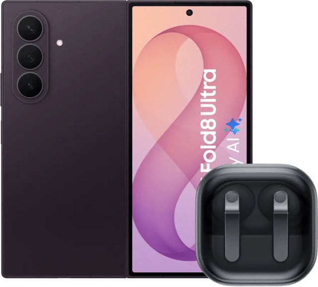 Samsung Galaxy Z Fold 8 Ultra 256GB Paars 5G met Samsung Galaxy Buds4 Pro Zwart