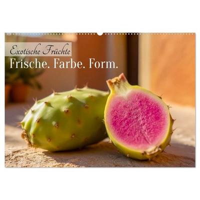 Exotische Früchte – Frische. Farbe. Form. (Wandkalender 2027 DIN A2 quer), CALVENDO Monatskalender