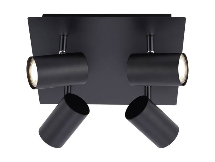 Spot Basiano schwarz Metall B 27 cm - Spot