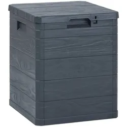 vidaXL Garten-Aufbewahrungsbox 90 L Anthrazit