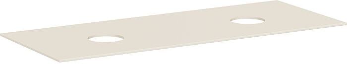 Hansgrohe Xevolos E Konsole 54332780 1370 x 550 mm, sandbeige matt, 2 Ausschnitte