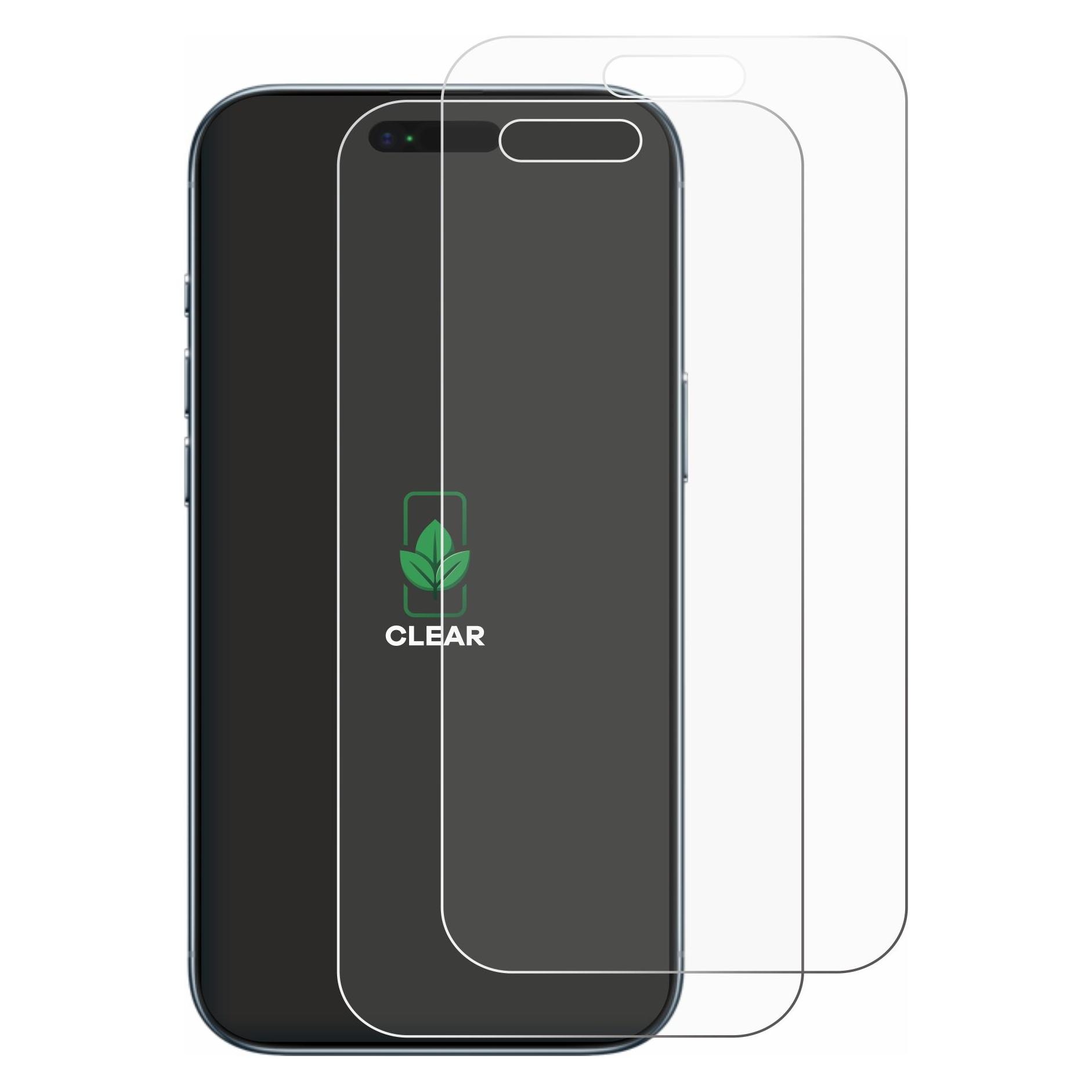 ScreenLeaf Schutzfolie für Apple iPhone Air Displayschutz Display Schutz Folie Klar Transparent (2 Stk., Apple iPhone Air) (6160115)