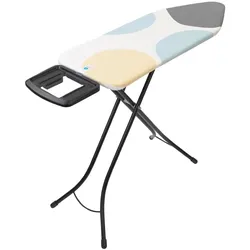 Brabantia Ironing Board Solid Steam Iron Rest, Bügelbrett, Blau, Mehrfarbig, Weiss, Schwarz, Gelb, Grau