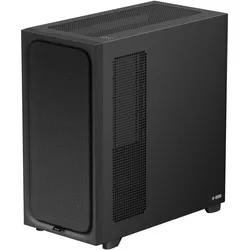 TRYX FLOVA F50 Midi-Tower - schwarz (ATX, mATX, Mini-ITX), PC Gehäuse, Schwarz