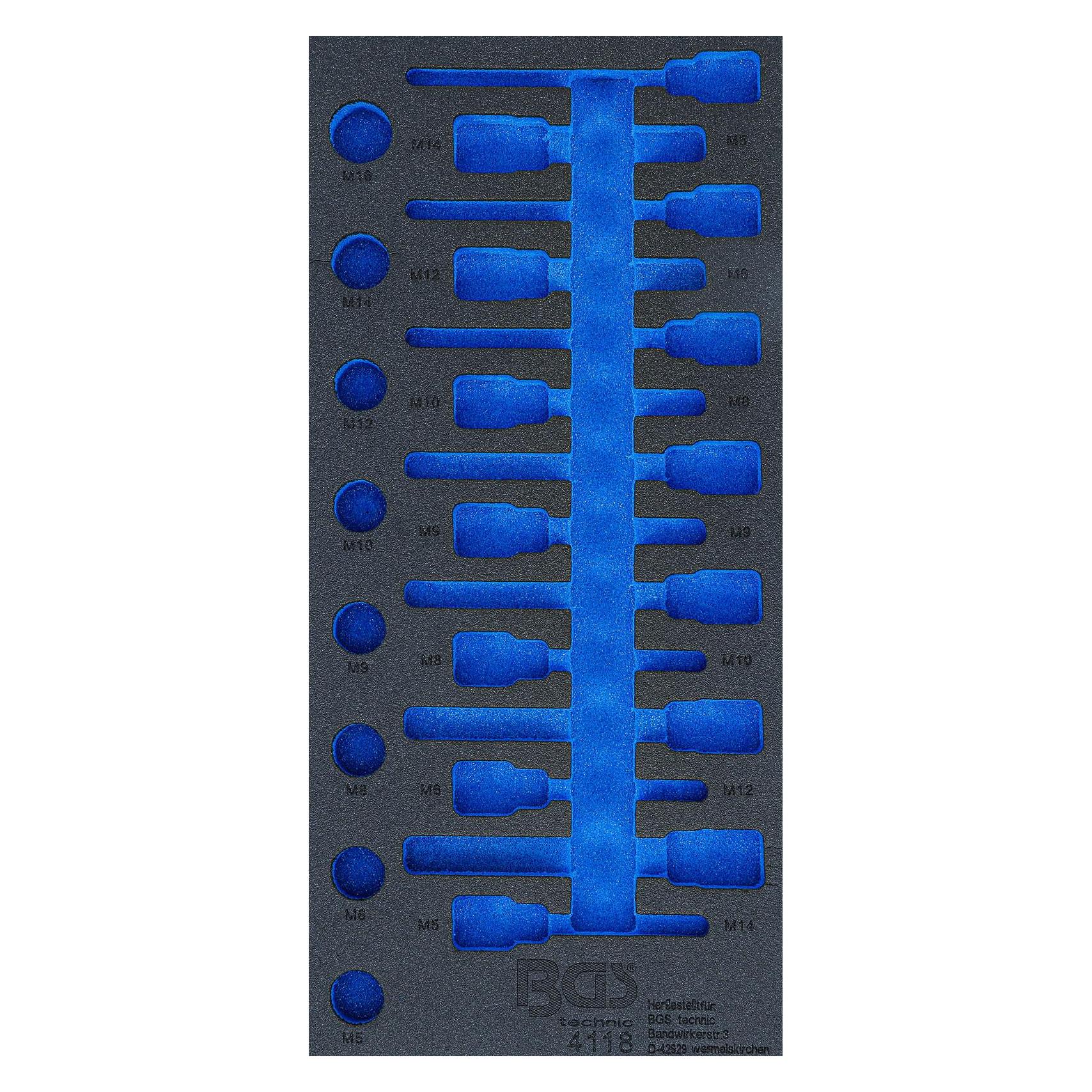 BGS Werkstattwageneinlage 1/3 leer für Art. 4118 (4118-1)