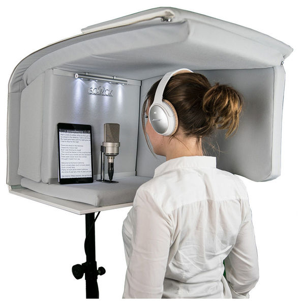Isovox Mobile Vocal Booth 2 Stand Set nero