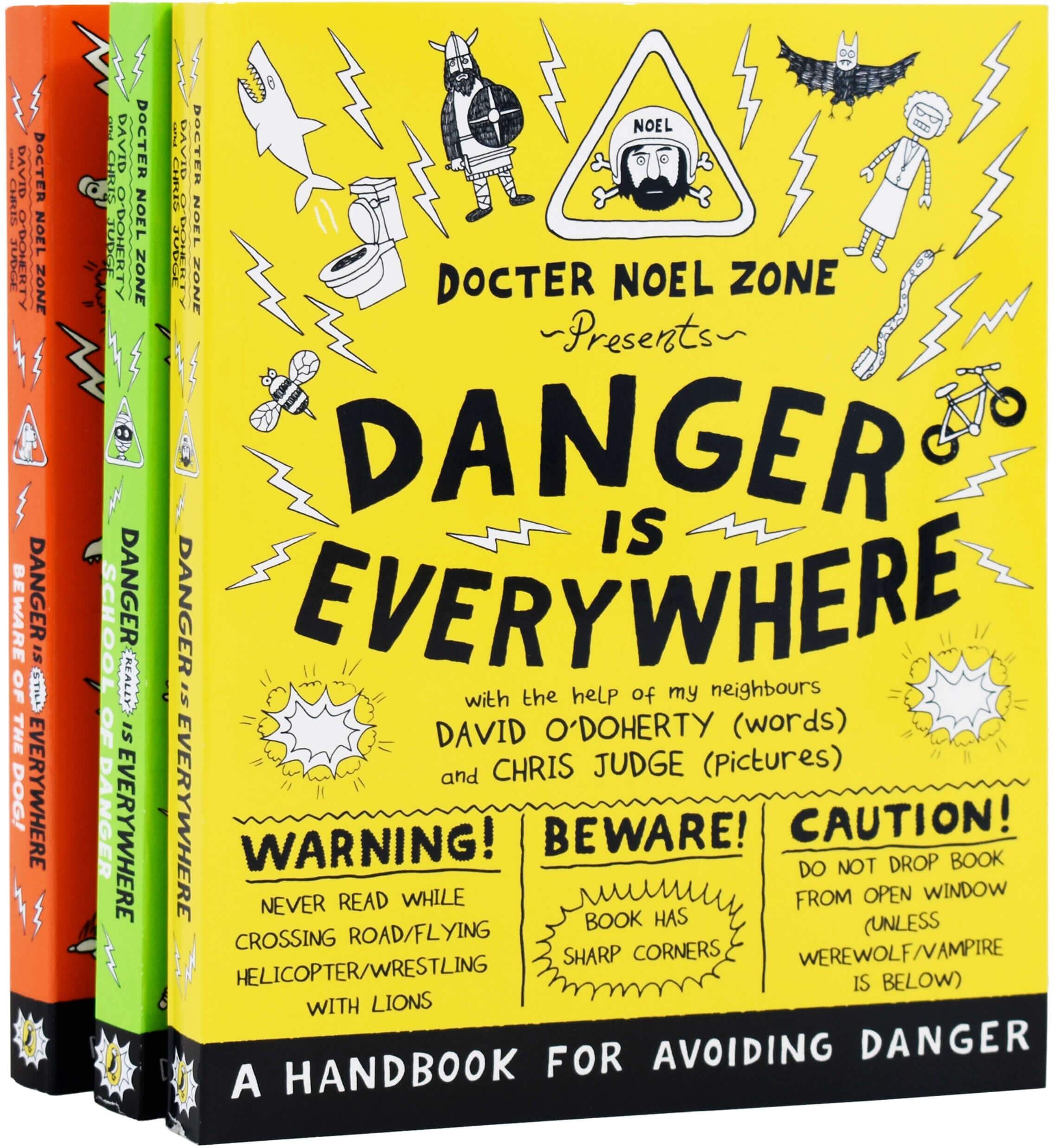 Danger is Everywhere Collection Series 3 Books Set by David O'Doherty - Ages 8-14 - Paperback Penguin