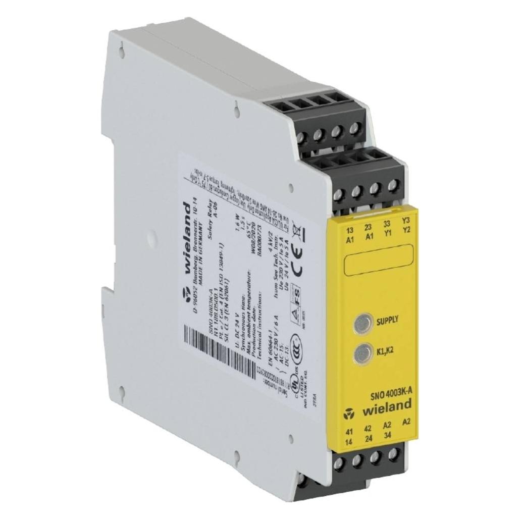 Wieland SNO4003K-A AC/DC 24V Gerät zur Überwachung von sicherheitsger SNO4003KAACDC24 (R1.188.0500.1)