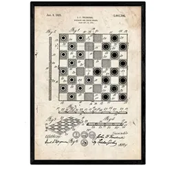 POSTER Damen Patent A3 Rahmenlos