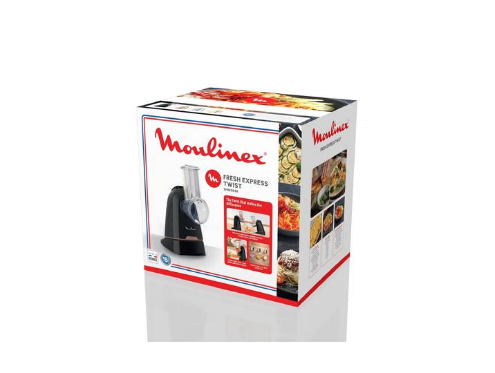 MOULINEX Zerkleinerer Fresh Express Twist , schwarz, Zerkleinerer, Zerkleinerer