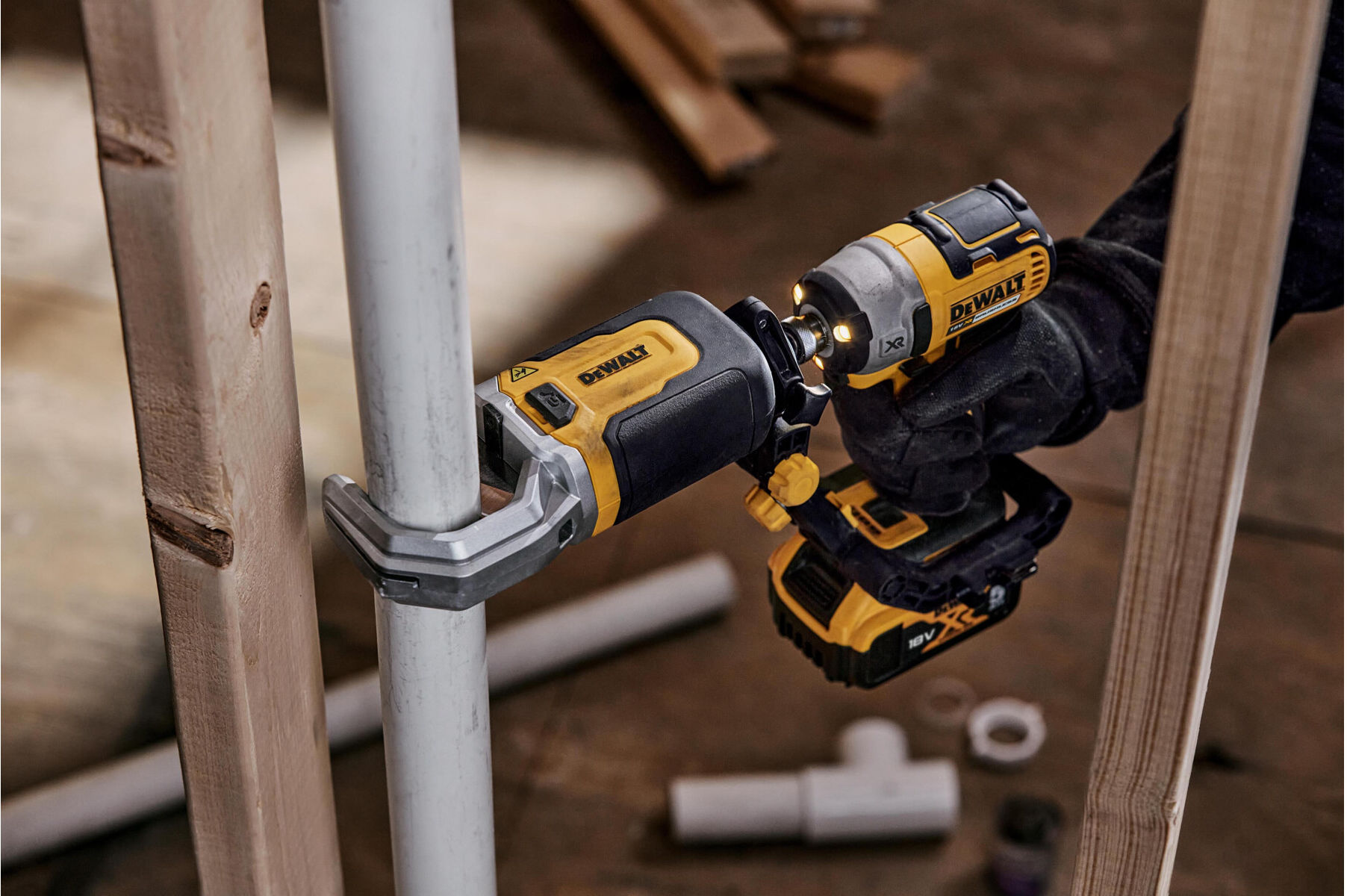 DEWALT Rohrschneidervorsatz PE-Rohre 50 mm (DT20560-QZ)