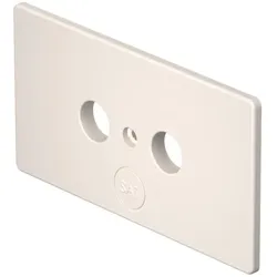 OBO 6132195 Blende Antenne SL Duo-Abdeckung 9001 Polycarbonat/Acrylnitril-Butadien-Styrol cremeweiß RAL 9001 SL BL ANT cws