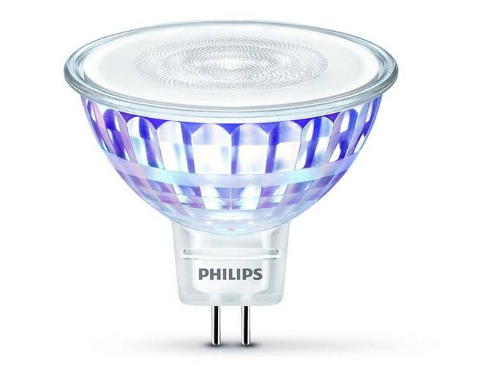 Leuchtmittel Philips Glas GU5.3 7 W - Farbe: transparent - LED - Lichtfarbe: Extra warmweiss - LED Leuchtmittel