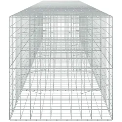 vidaXL, Steinkorb, Gabion mit 5 mm Draht und 10x10 cm Masche 600x100x100 cm