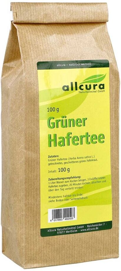 Grüner Hafertee