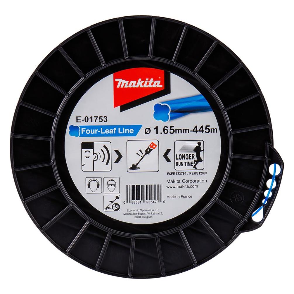 Makita Mähfaden Four Leaf 1,65 mm x 445 m (Rasentrimmer) (E-01753)