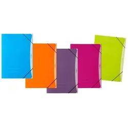Pagna, Mappe, Gummizugmappe A3 PP 3 Einschlagklappen farb sort 10Stk (A3)