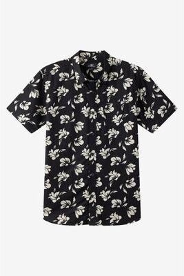 O'Neill s Oasis Standard Fit Shirt in Black, Size Medium, Rayon