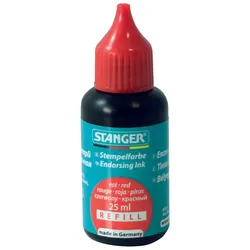 STANGER Stempelfarbe rot, 25,0 ml