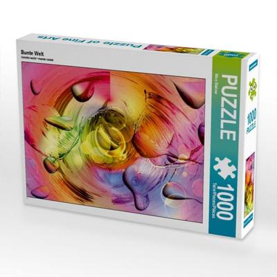 CALVENDO Puzzle Bunte Welt | 1000 Teile Lege-Größe 64x48cm Foto-Puzzle für glückliche Stunden