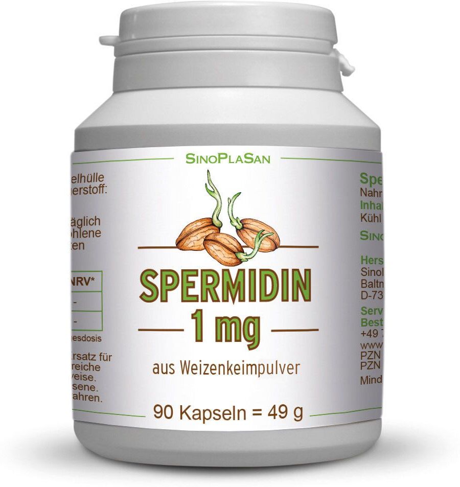 SinoPlaSan Spermidin 1 mg Kapseln 90 St