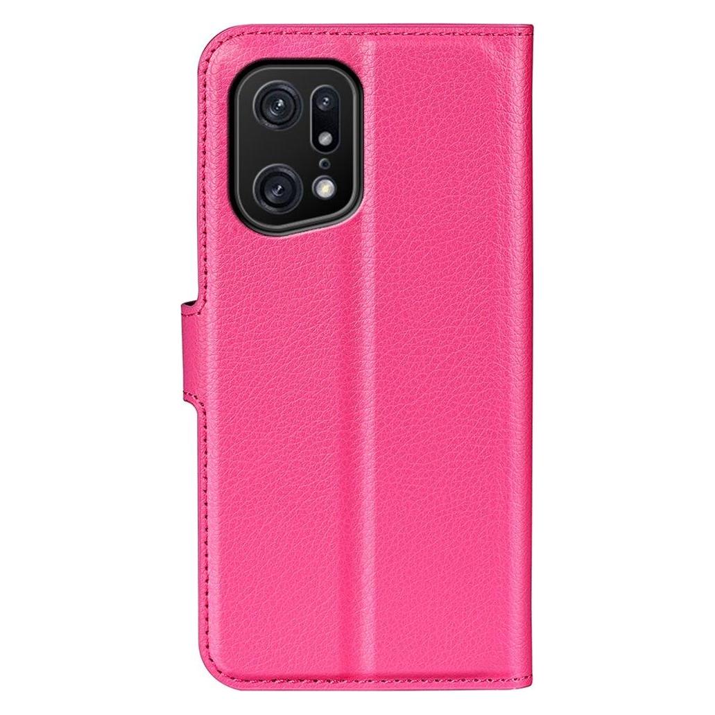 Cover-Discount OPPO Find X5 Pro - Leder Etui Hülle pink (Oppo Find X5 Pro) (103006048G)