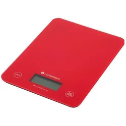 Zassenhaus Küchenwaage Digitalwaage Balance Cool, Küchenwaage, Rot