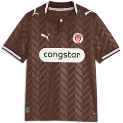 FC St.Pauli Kinderfußballshirt Home 26/27 - braun / 164