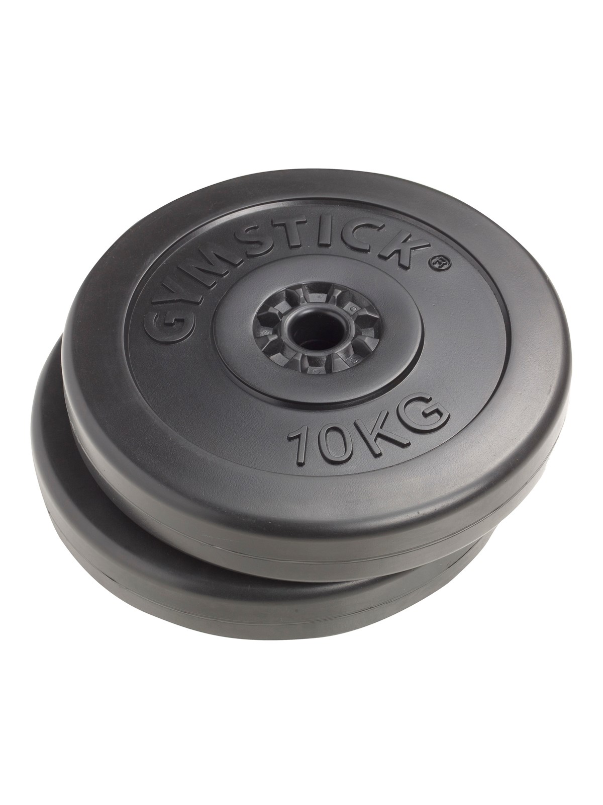 Gymstick 2 x 10kg Vinyl Plates