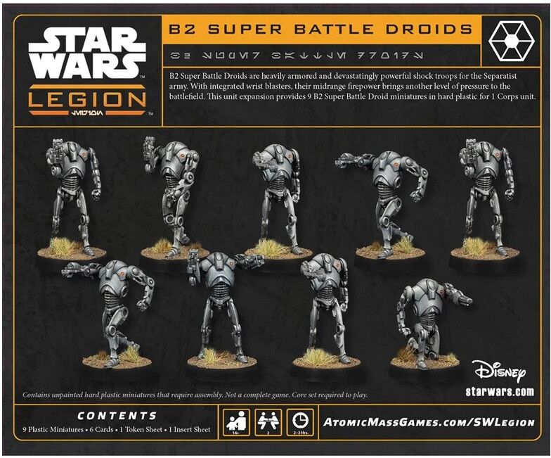 Atomic Star Wars Légion : B2 Super Battle Droids