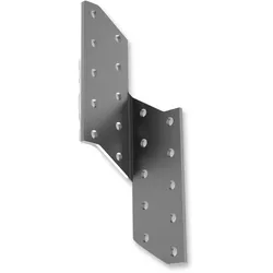 Sparren-Pfetten-Anker, rechts, 210 x 32 mm, 2 mm stark, Stahl feuerverzinkt