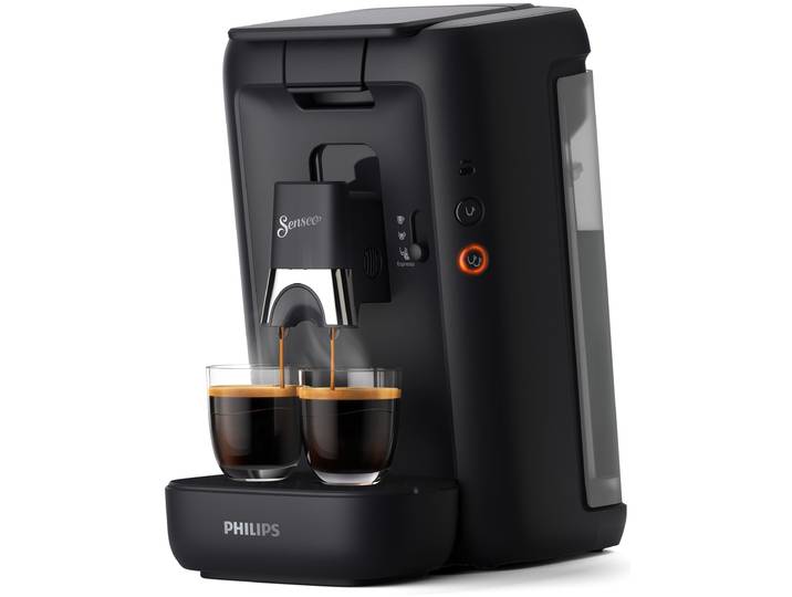 PHILIPS SENSEO Kaffeepadmaschine Maestro CSA260/60, mit drei Kaffee-Einstellungen , schwarz (tiefschwarz, matt), B:28,5cm H:31cm T:17cm, Kaffeemaschinen, Memo-Funktion, Kaffeepadmaschine