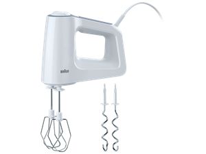 Braun HM3100 MultiMix 3 Handmixer 500 W 5 Stufen (Weiß) 0X22211007