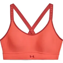 UNDER ARMOUR Damen BH Infinity Mid Covered, Größe XS in Orange 824