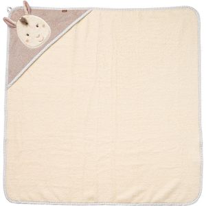 Fehn Handtuch Kapuzenbadetuch Lama, mit Motiv, 80 x 80 cm, Badetuch, aus Baumwolle, 300 g/m²
