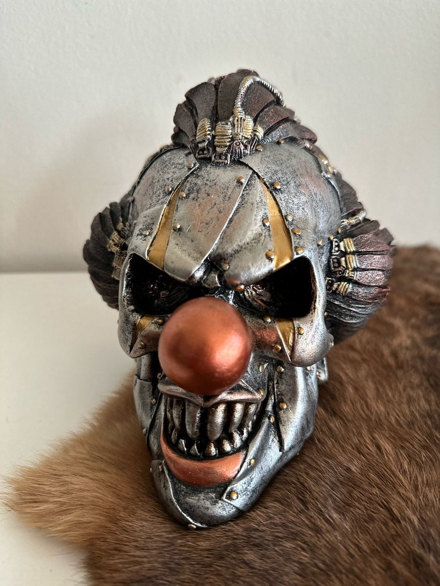 Goodyz Steampunk Skulls Clown Decoratie met Metaal Look