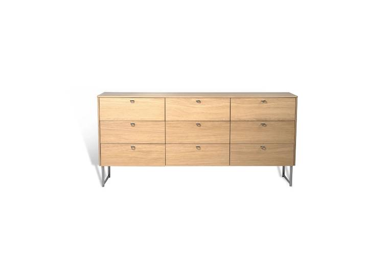 Mavis Commode Deus 9 tiroirs Chêne laqué mat pigment blanc