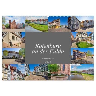 Rotenburg an der Fulda Impressionen (Wandkalender 2027 DIN A2 quer), CALVENDO Monatskalender
