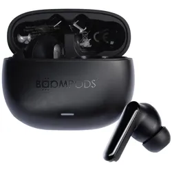Boompods Bluetooth Earbuds 5.3 ANC Open Ear Sport IPX4 (6 h, Kabellos), Kopfhörer, Schwarz