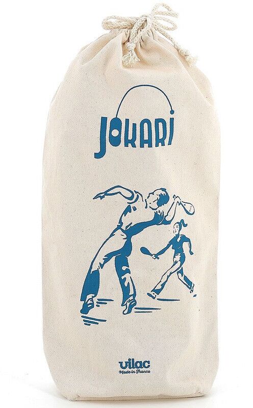 Jokari classique hêtre massif avec sac en coton - Vilac