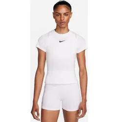 NIKE Damen Shirt NikeCourt Advantage Dri-FIT, Größe L in Weiß Weiß
