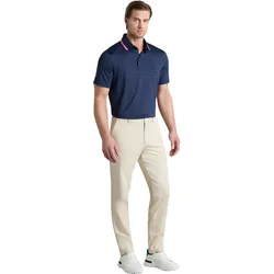 G/FORE Polo Perforated Stripe , navy