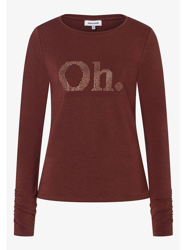 More & More Longsleeve in Bordeaux - 38