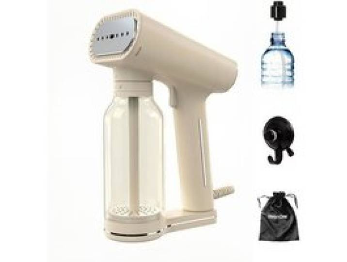 Steamer Défroisseur Karl XL 2000W Réservoir 400ml 2 Modes Chauffe 30s Crochet Ventouse Inclus Portable