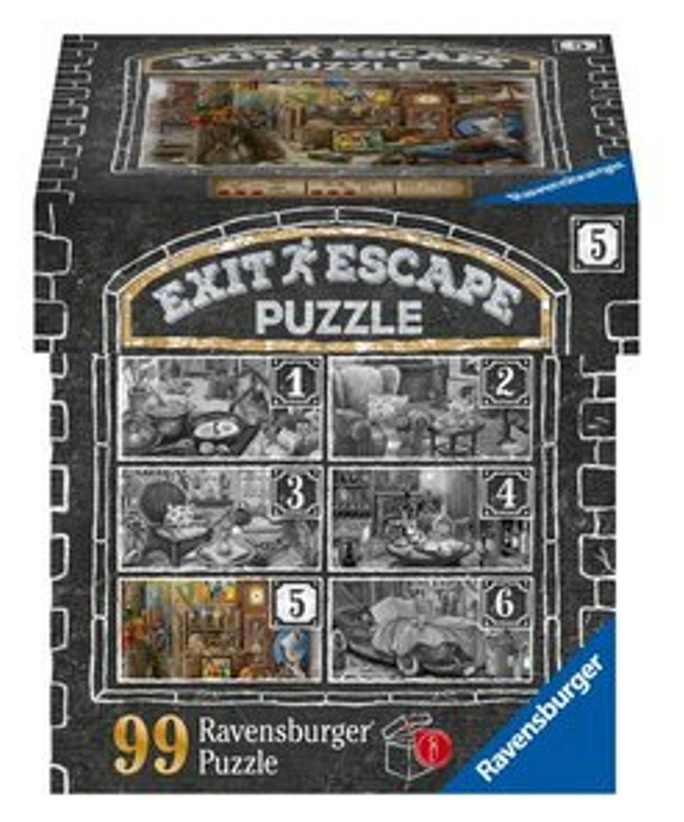 Ravensburger EXIT Puzzle: In het landhuis – Zolder (99 stukjes)