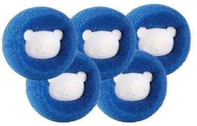Inspired Living FurGuard Pet Hair Remover For Laundry Reusable Laundry Balls blue 5pcs