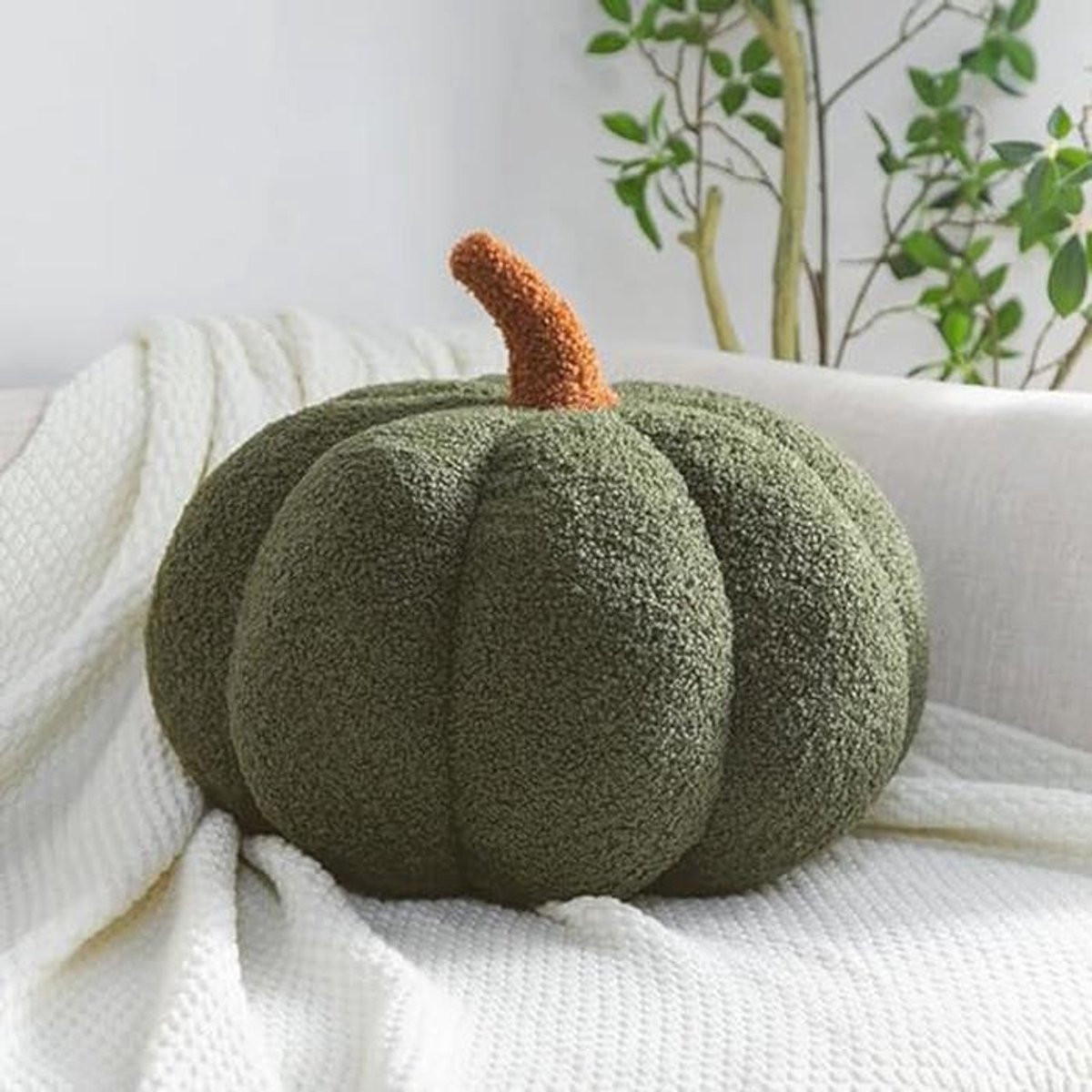Pompoen Sierkussen voor Decoratie - Halloween en Feest